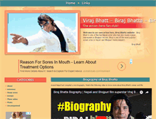 Tablet Screenshot of birajbhatt.com